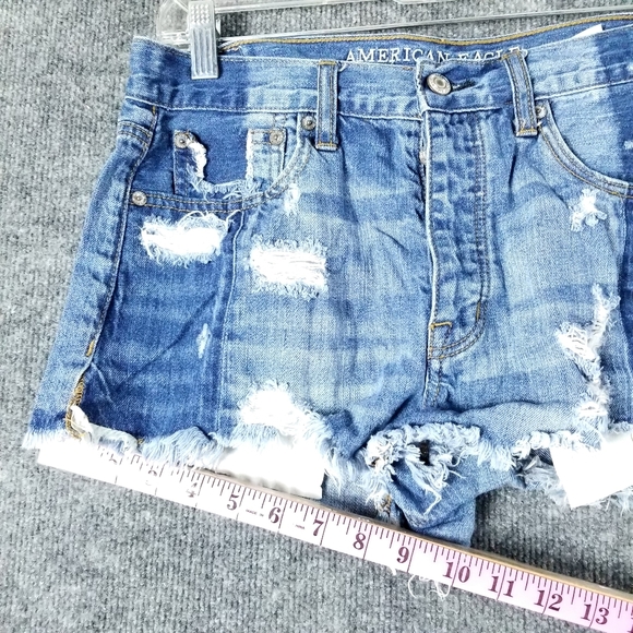 American eagle vintage Hi-Rise Festival Women's Jeans Shorts size 6 - Picture 6 of 10